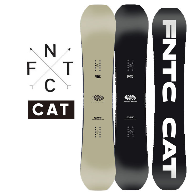 ボード FNTC - 147cm fntc cat 22-23 FNTC 22-23 エフエヌティーシー CAT シーエーティー snow board