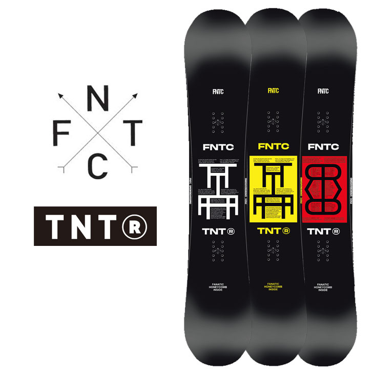 22-23 FNTC TNTスノーボード スノボー 板 【TNT R ダブルキャンバー