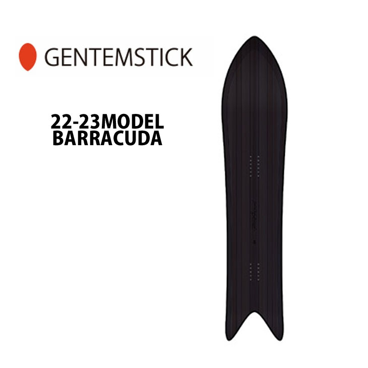 【即出荷】22-23 GENTEMSTICK ゲンテンスティック パウダーボード【 BARRACUDA 】158 ship1