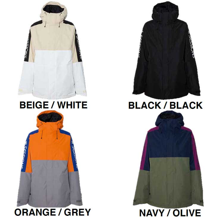 SESSIONS SCOUT JACKET サイズL SCOUT INSULATED JACKET - BLACK – Sessions