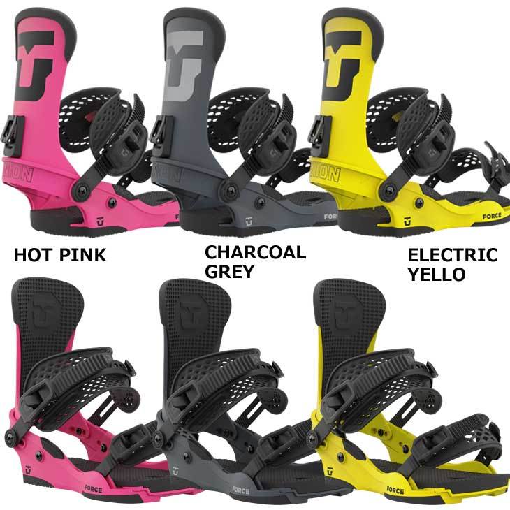 UNION FORCE 白 M 22-23モデル 22-23 UNION(ﾕﾆｵﾝ)・FORCE [ELECTRIC YELLOW,HOT PINK,CHARCOAL