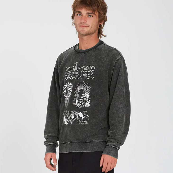 VOLCOM（ボルコム） メンズ トレーナー 2022秋冬 VADERETRO CREW