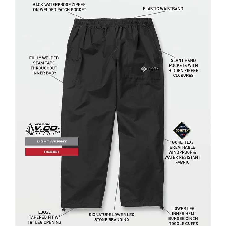 VOLCOM（ボルコム） メンズ パンツ 2022秋冬 OUTER SPACED GORE-TEX