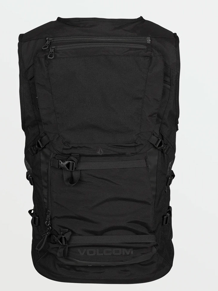 VOLCOM IGUCHI SLACKVESTスノーボードベスト防水性600mm VOLCOM Iguchi Slack Vest - Black