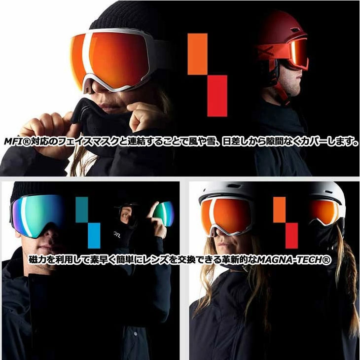 anon.m３ゴーグル Amazon.com : Anon M3 Goggles + Bonus Lens + MFI Face Mask