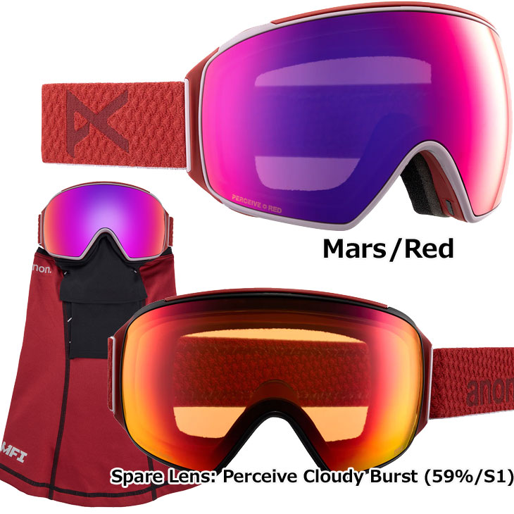 BURTON - anon m4 国内正規 レンズ傷なし フェイスマスク未使用 極上美品 お得 BURTON 23-24 anon アノン ゴーグル M4 Goggles Low Bridge Fit
