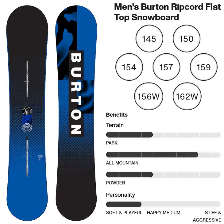 23-24 BURTON バートン スノーボード Men's Ripcord Flat Top 