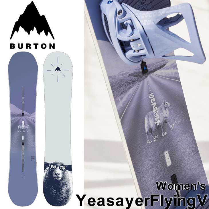 23-24 BURTON バートン スノーボード Women's Yeasayer Flying V ダブルキャンバー 【日本正規品】ship1 :  23bt01w107081 : FLEAboardshop - 通販 - Yahoo!ショッピング