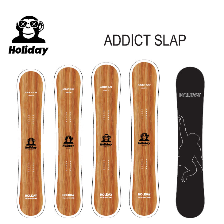 HOLIDAY addictslap ホリデースノーボード 22-23 スノーボード 板 ユニセックス HOLIDAY ホリデイ ADDICT SLAP 23