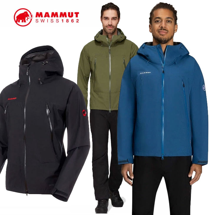 【正規品直輸入】 MAMMUT BURTON マムート CLIMATE ゴアテックス レインスーツ 男性用
