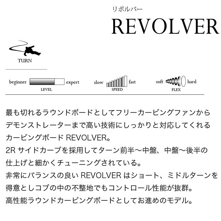 モス（MOSS） 23-24 MOSS SNOWBOARDS スノーボード REVOLVER