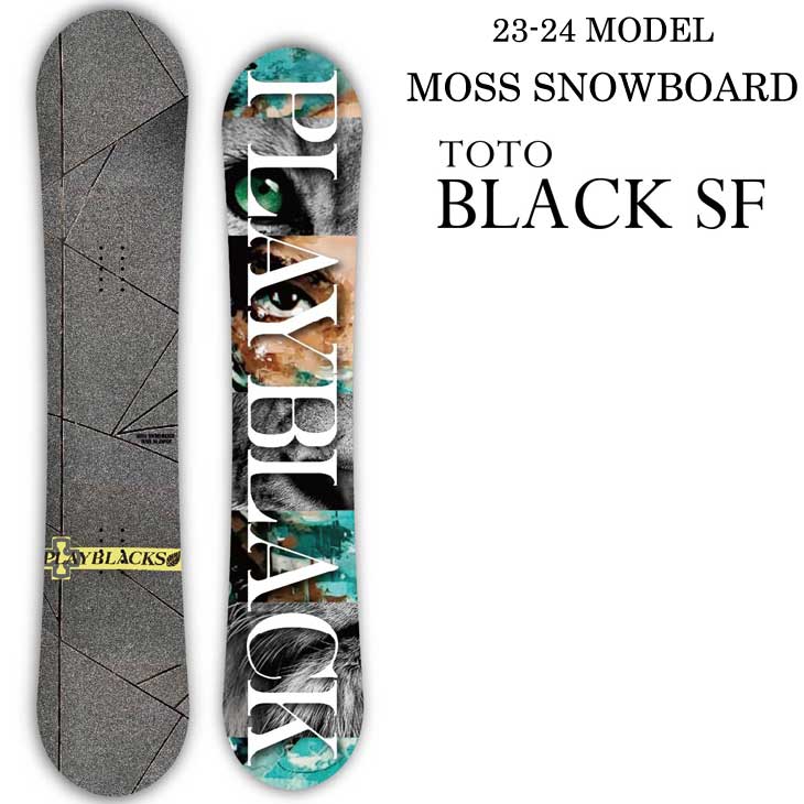 23-24 MOSS SNOWBOARDS モス スノーボード TOTO BLACK SF