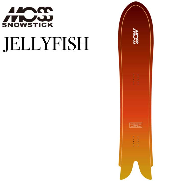 MOSS SNOWSTICK JELLYFISH スノーボード Moss Snowstick Jellyfish 2019-2024 Snowboard Review