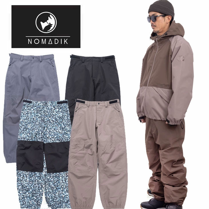 nomadik スノーボードパンツ　L NOMADIK ノマディック スノーボード ウェア パンツ ユニセックス