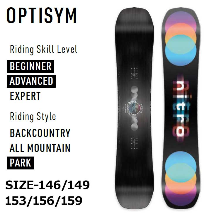 NITRO（ナイトロ） 23-24 NITRO スノーボード OPTISYM ship1【返品種別