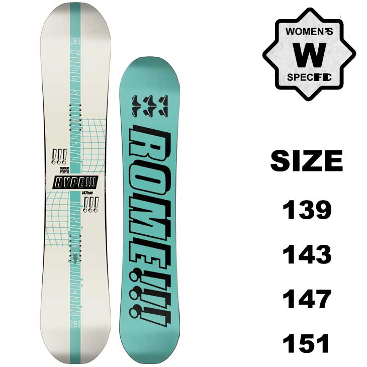 ROME SDS 23-24 ROME SDS ローム スノーボード Hype Womens レディース