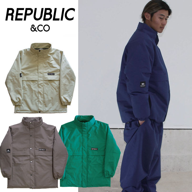 23-24 REPUBLIC＆CO リパブリック SNOW ウエアー スノーボード HYPE SWING TOP JACKET ジャケット ship1