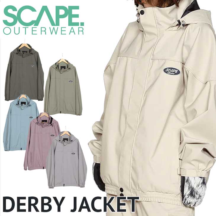 23-24 SCAPE エスケープ ウェアー メンズ レディース UNISEX / DERBY JACKET ダービー ジャケット ship1