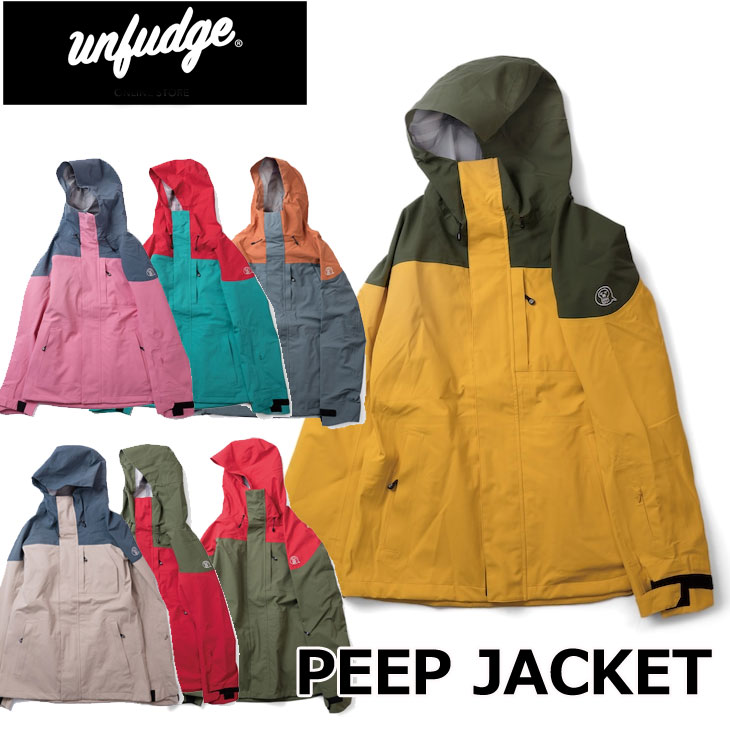 ☆即発送☆23-24 UNFUDGE PEEP JACKET XLサイズ UNFUDGE unfudge 送料無料 23-24 PEEP JACKET WEAR ジャケット