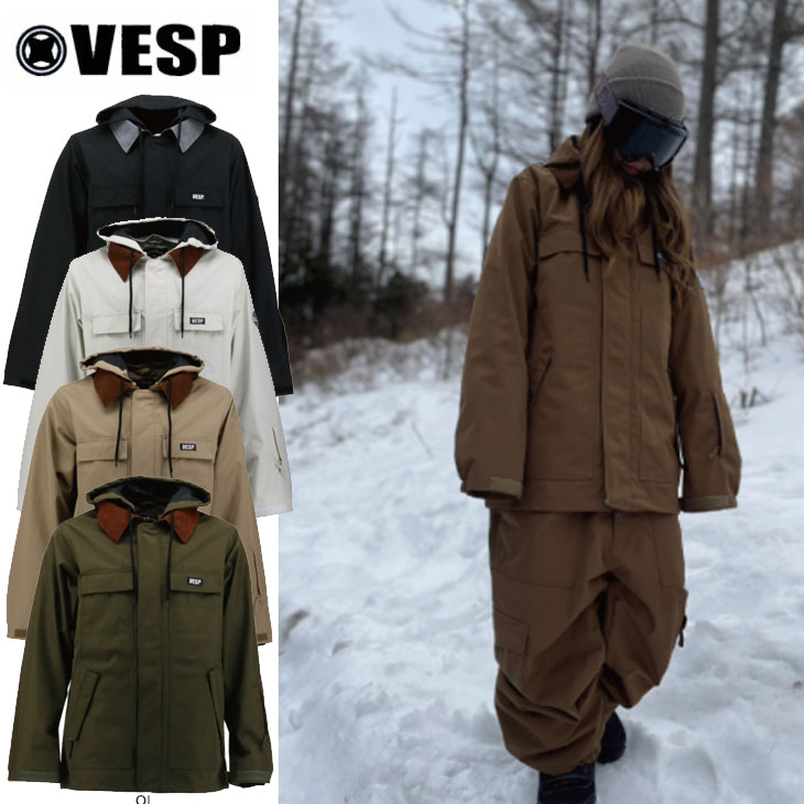 23-24 VESP SNOW WEAR ベスプ スノー ウエアー Twoway Work Shirts