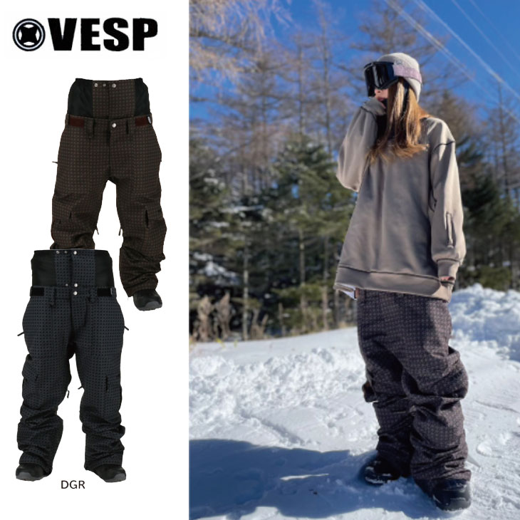 23-24 VESP SNOW WEAR ベスプ スノー ウエアー パンツ BB7 Standard Cargo Pants 柄 VPMP1042A  ship1 ship1