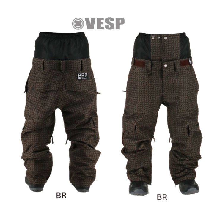 23-24 VESP SNOW WEAR ベスプ スノー ウエアー パンツ BB7 Standard Cargo Pants 柄 VPMP1042A  ship1 ship1