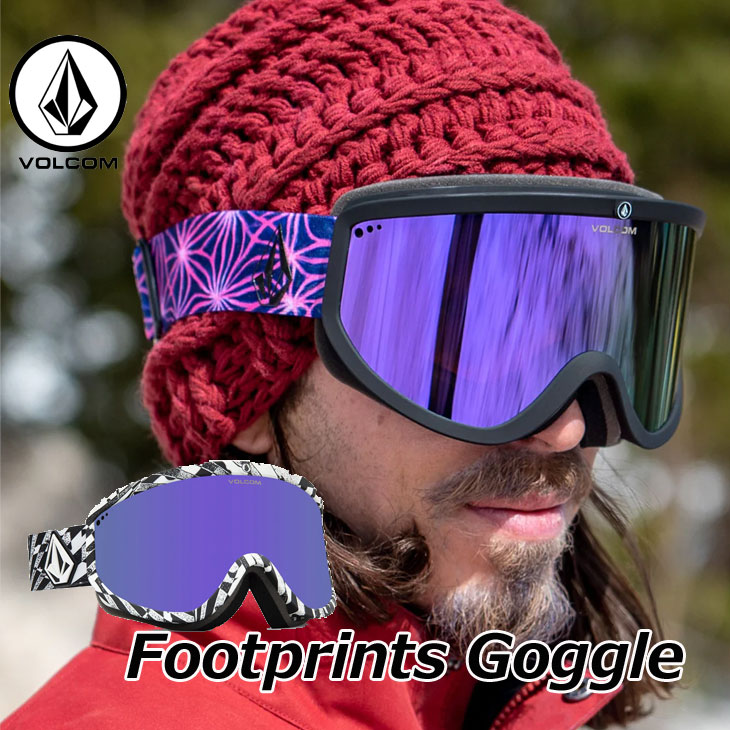 VOLCOM（ボルコム） 23-24 スノボ ゴーグル SNOW Footprints Goggle