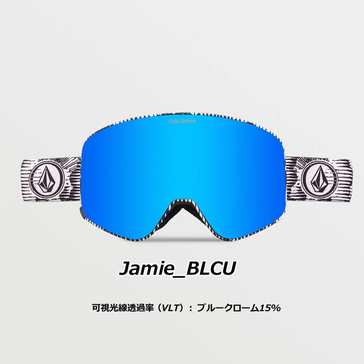 スキー・スノーボードアクセサリー Volcom odyssey jamie lynn blue chrome VOLCOM 23-24 ボルコム スノボ ゴーグル SNOW Odyssey Goggle
