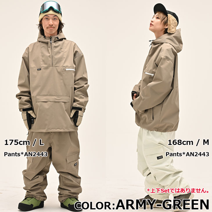 REW 24-25 ANTHEM アンセム ウェアー スノーボード DALLTIC ANORAK