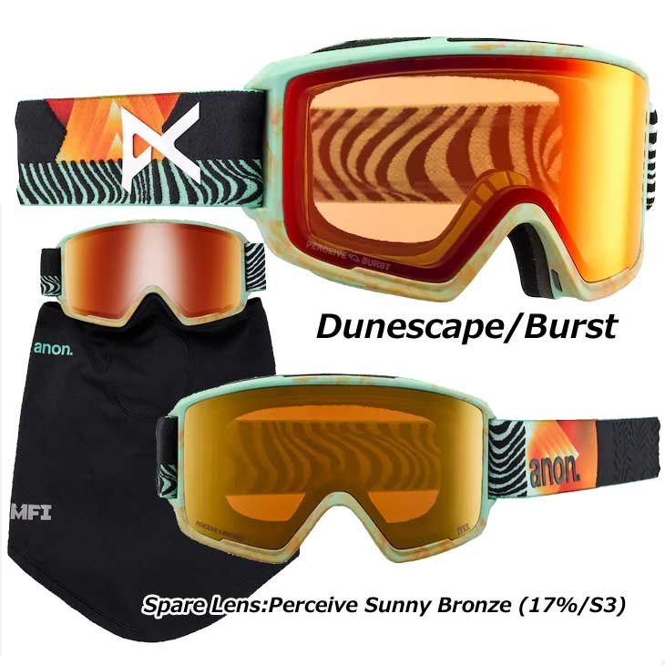 アノンm3 ANON スノーボードゴーグル　 アジアンフィット　バートン Men's Anon Sync Goggle + Bonus Lens - Asian Fit | Burton.com