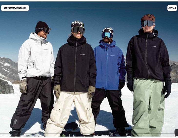 24-25 BEYOND MEDALS ビヨンドメダルズ Softshell Halfzip Jacket