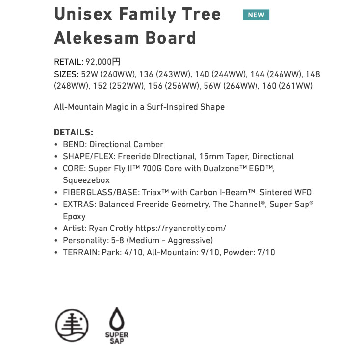 バートン アレケサム BURTON Alekesam 156㎝ Burton Family Tree Alekesam Camber Snowboard | Burton.com