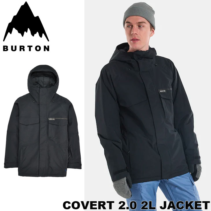 定3.9万【新品】バートン BURTON✨COVERT 2.0JK黒✨23-24 BURTON（バートン） 24-25 BURTON メンズ スノーボード ウエアー WEAR