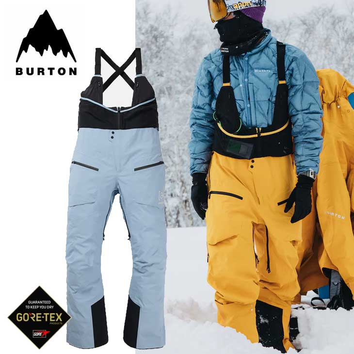 【24-25モデル】BURTON [ak] ゴアテックス ビブパンツ Sサイズ 24/25モデル Men's Burton [ak] Freebird GORE-TEX 3L Stretch