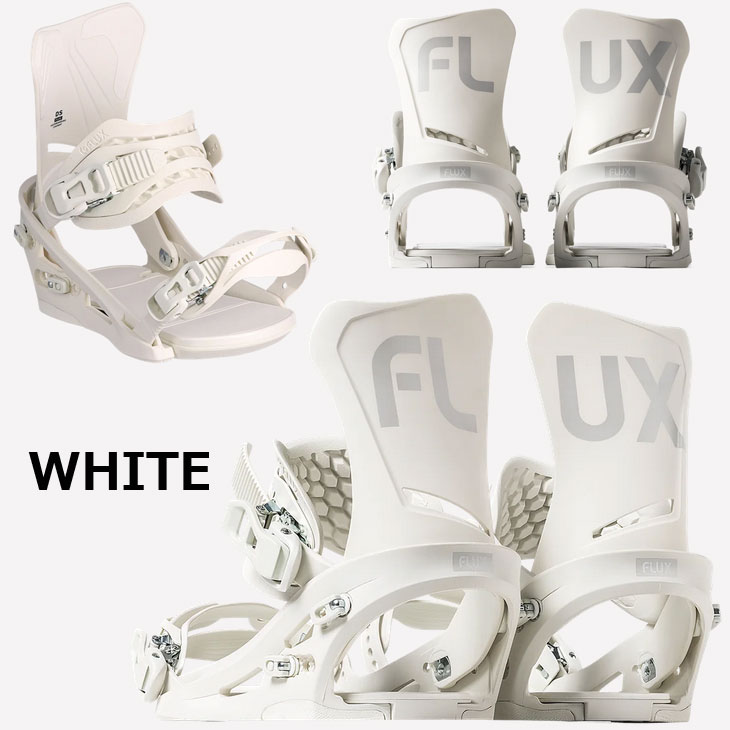 【新品】24-25 FLUX DS WHT size L フラックス FLUX BINDINGS（フラックスバインディング） 24-25 FLUX フラックス DS