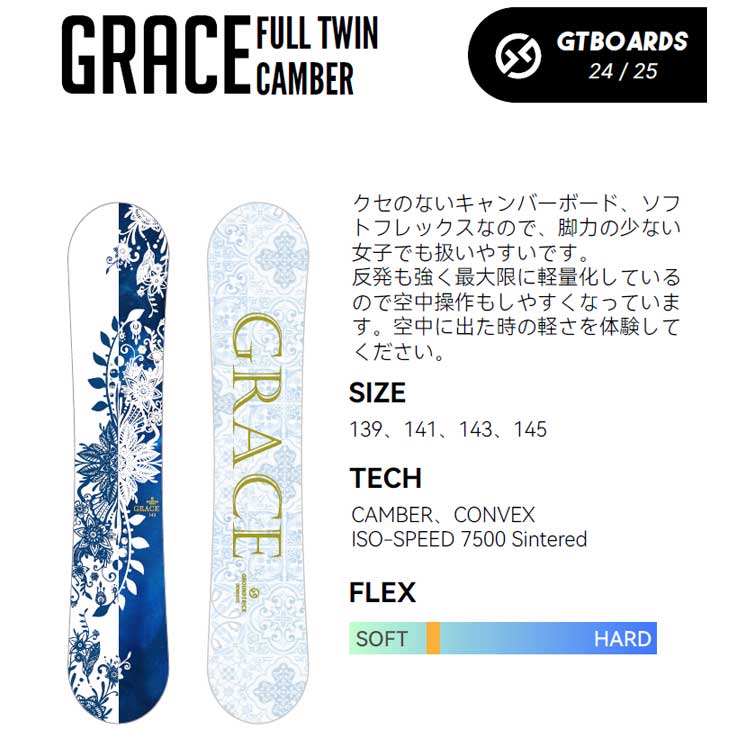 NIDECKER 24-25 GT snowboards ジーティー スノーボード GRACE