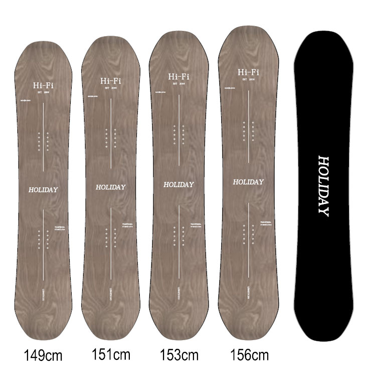 HOLIDAY ホリデイ Hi-Fi 24-25 151cm スノーボード 楽天市場】24-25 HOLIDAY/ホリデー Hi-Fi ハイファイ メンズ