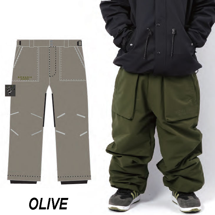 NOMADIX 24-25 NOMADIK ノマディック ウエアー THICK PANTS パンツ