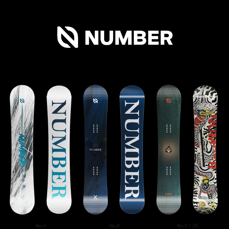 NIDECKER 24-25 NUMBER SNOWBOARDS ナンバー V (ファイブ