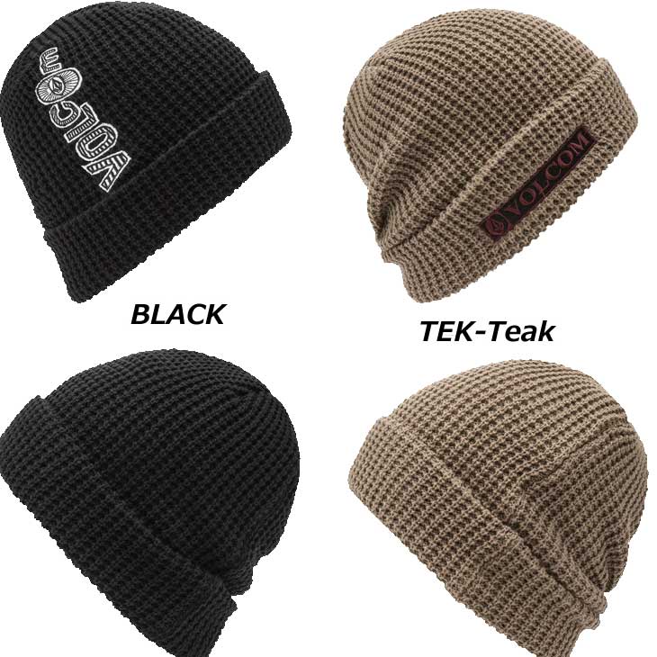 STONE  ニット帽 VOLCOM ボルコム ビーニー ニット帽 帽子 2024秋冬 Stone Bar