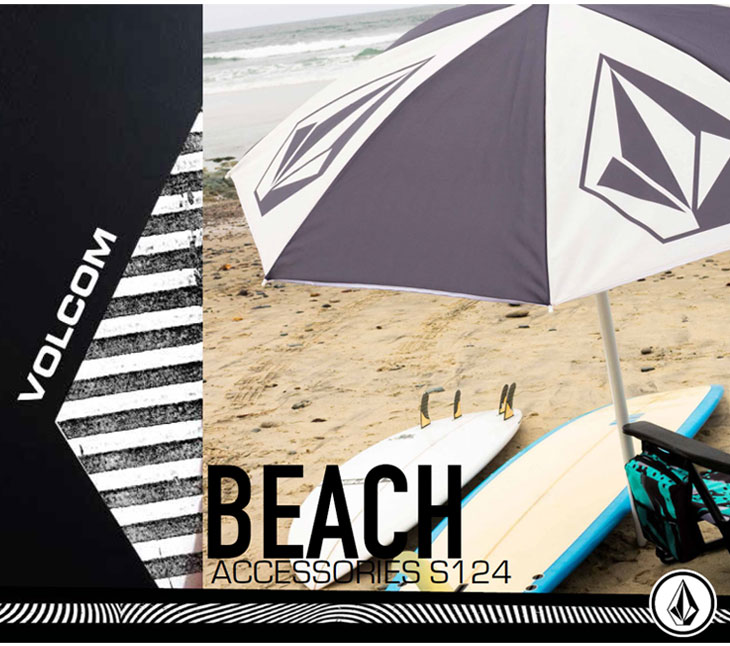 VOLCOM ボルコム ビーチ パラソル 2024春夏 Lil Shady Beach