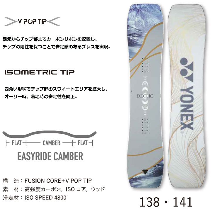 モス（MOSS） 24-25 YONEX ヨネックス レディース スノーボード DECLIC