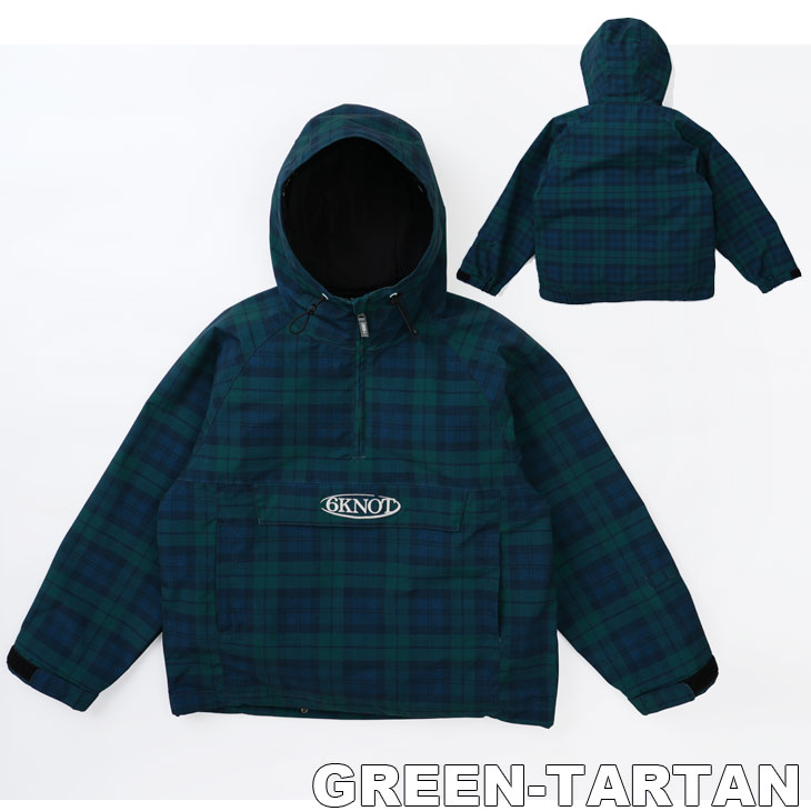6KNOT シックスノット スノボ ウェアー レディース 25-26 CHECK ANORAK