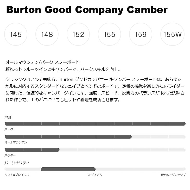 BURTON（バートン） 25-26 BURTON スノーボード Burton Good Company