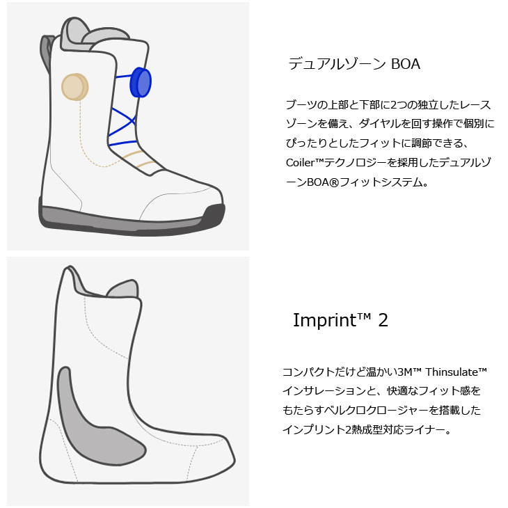 BURTON（バートン） 25-26 BURTON メンズ ブーツ Men's Ruler BOA Wide