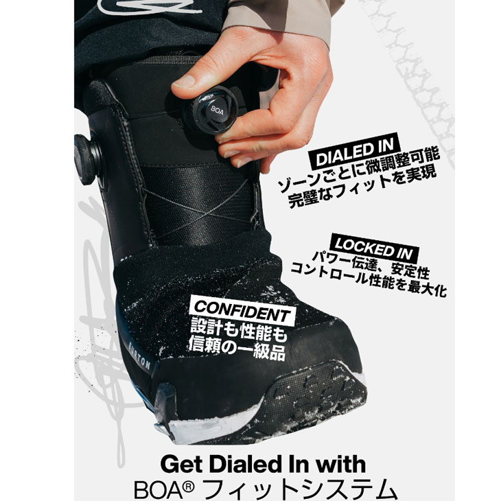 アオページウィメンズBurtonリチュアル BOAブーツ25.5cm美品 BURTON（バートン） 25-26 BURTON ブーツ スノーボード スノボ