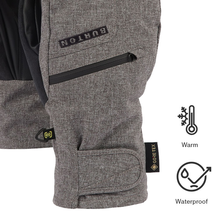 メンズM バートンBurtonゴアテックスミトン　美品 BURTON（バートン） 25-26 BURTON グローブ スノボ Men's GORE-TEX