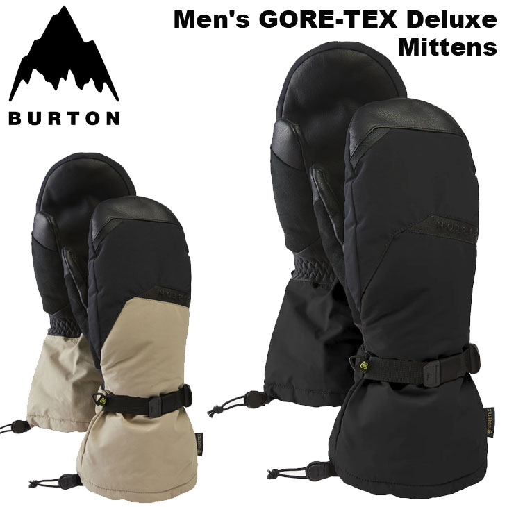 【美品】BURTON　ミトングローブ　グレー　Mサイズ　ゴアテックス素材 BURTON（バートン） 25-26 BURTON グローブ スノボ Men's GORE-TEX
