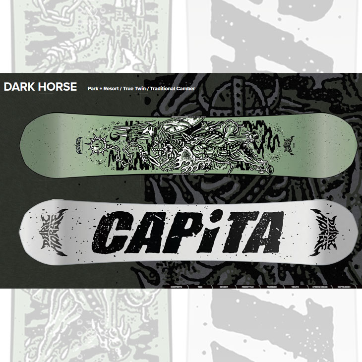 CAPiTA 25-26 CAPITA キャピタ !! DARK HORSE ダークホース スノボ