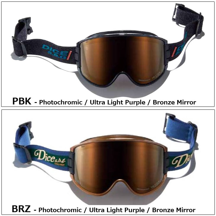 DICEゴーグル DICE（ダイス） 25-26 DICE ゴーグル GOODMAN グッドマン GM54276 調光